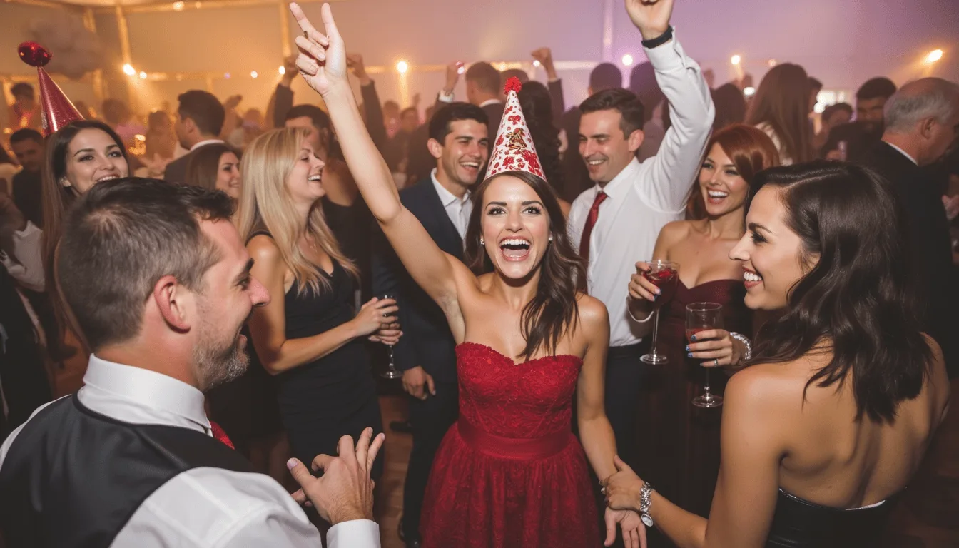 Geburtstagsfeier mit Liveband und ausgelassener Party