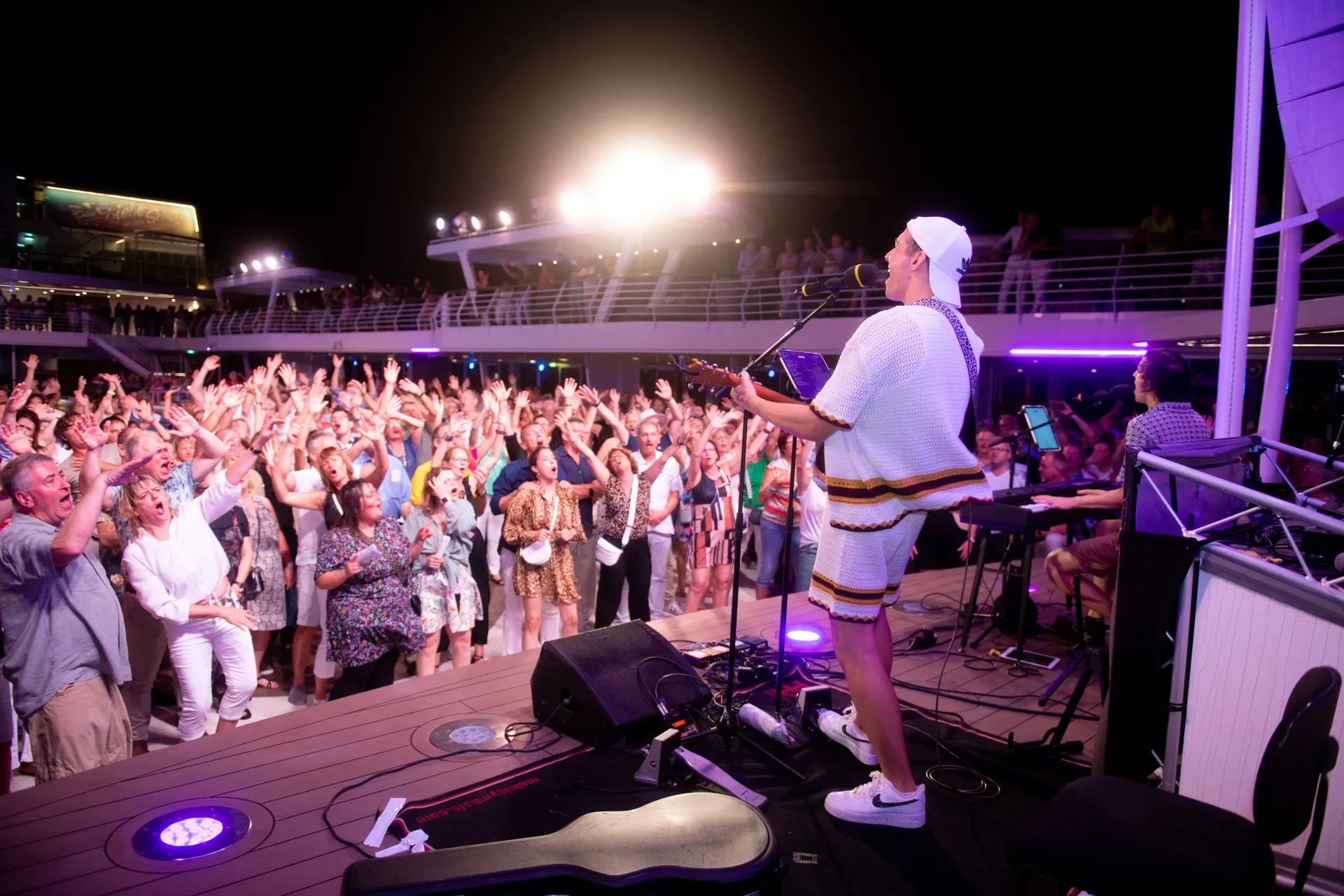 Mitchy und Andre live auf der Buehne
